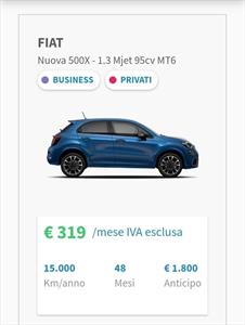 Fiat 500x 1.3 Multijet 95 Cv Cross, Anno 2020, KM 44000 - glavna fotografija