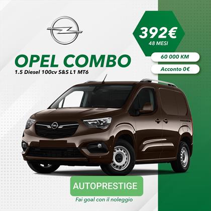 OPEL COMBO 1.5 Diesel 100 CV S&S L1 MT6 Noleggio L.T. - glavna fotografija